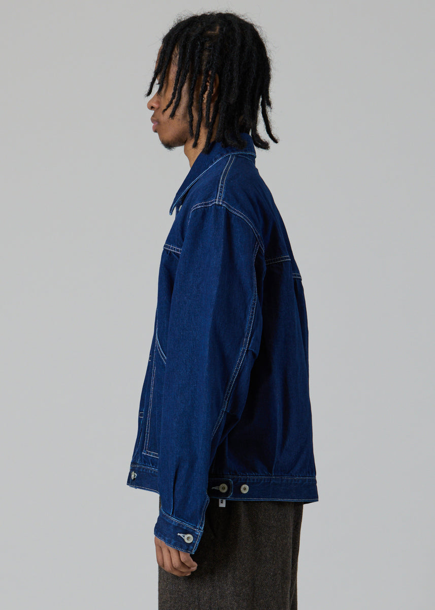 10oz SHORT DENIM JACKET – UNFRM®️ OUTDOOR STANDARD
