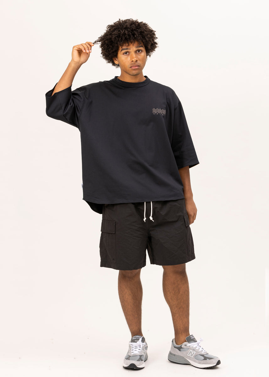 BRIEFING RELAXING KNIT T SHIRT （上下セット） OAKLEY オークリー ニットシャツ 半袖 ハーフパンツ 上下 メンズ