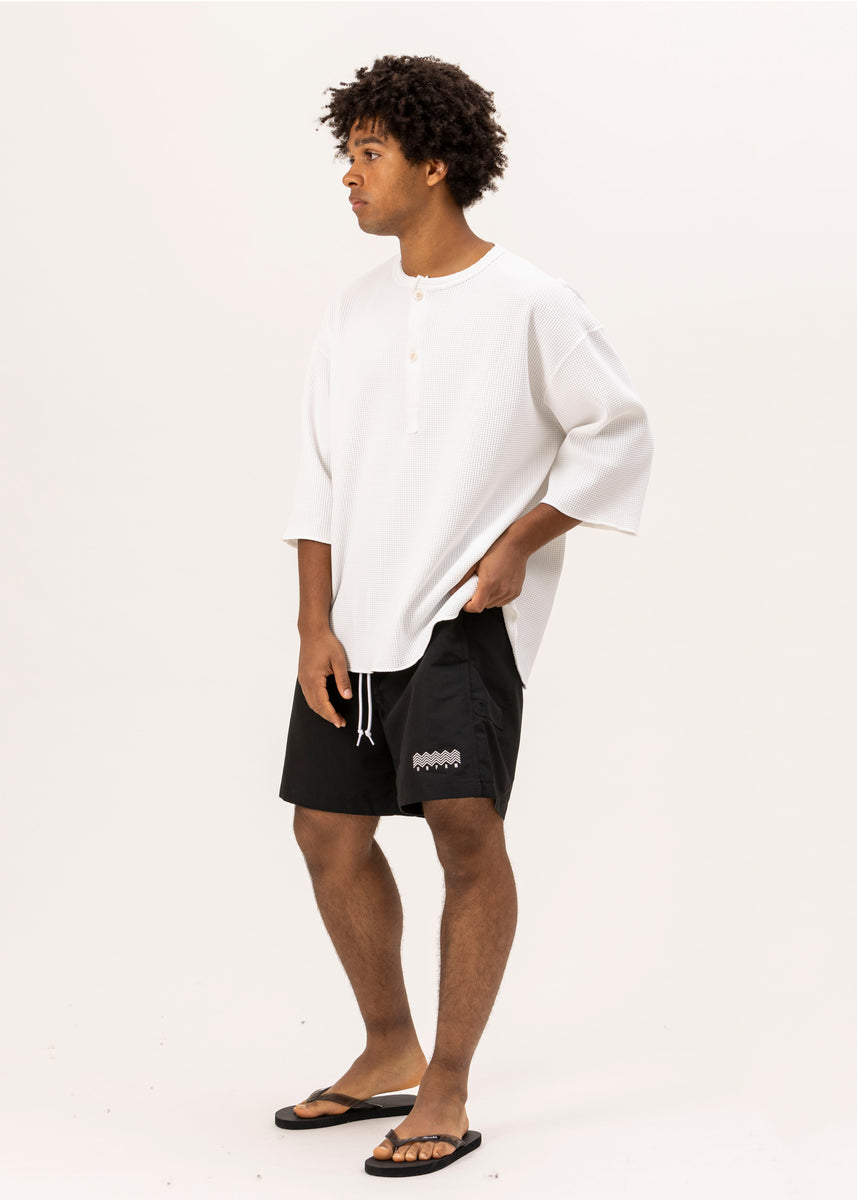 2WAY GROSGRAIN BAGGY SURF SHORTS – UNFRM®️ OUTDOOR STANDARD