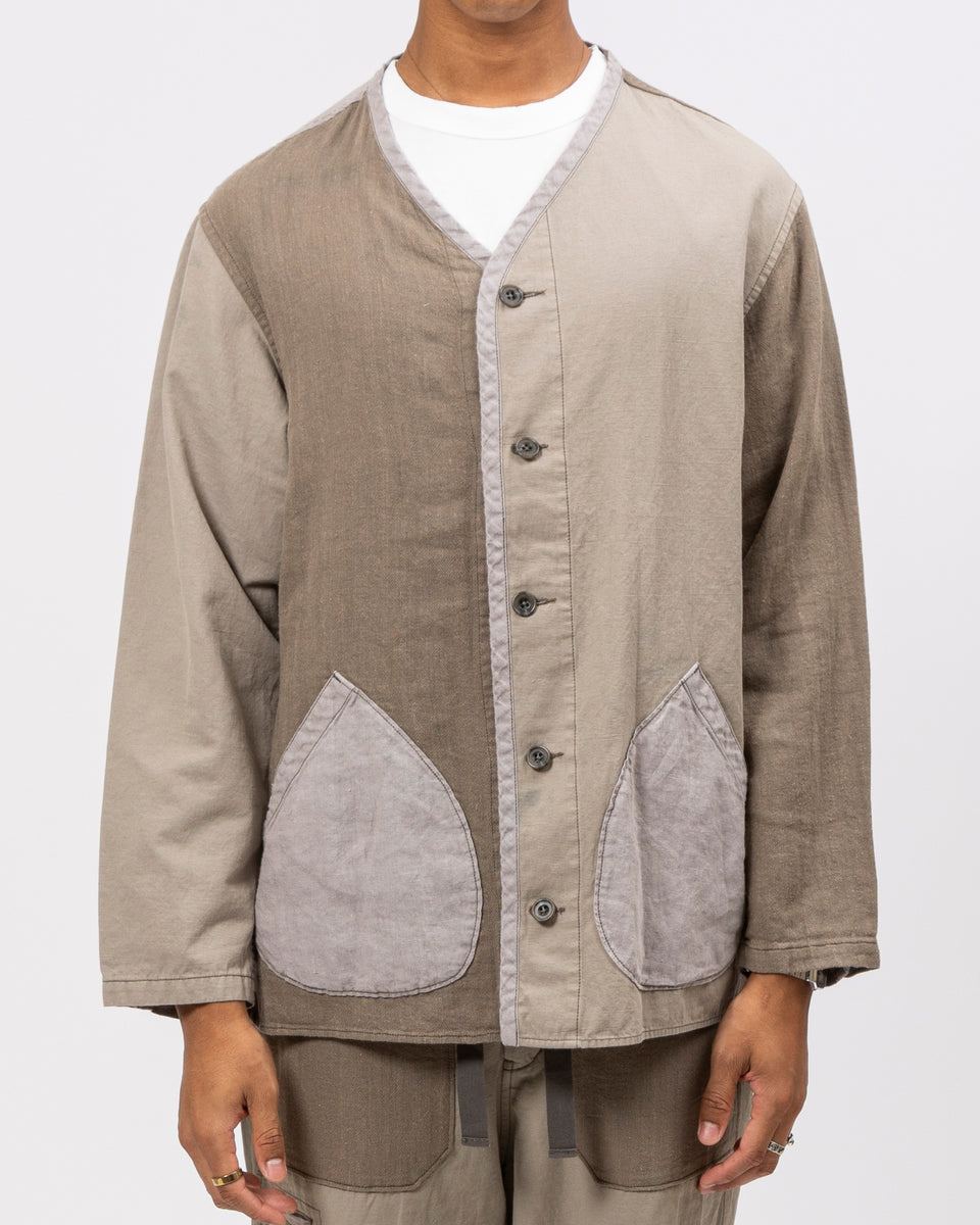 LINEN / COTTON MULTI PATCHWORK CARDIGAN – UNFRM OUTDOOR STANDARD