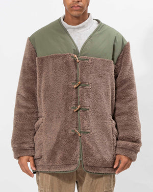 スライドショーCOTTON / NYLON -  BOA FLEECE CARDIGAN COATの画像を開く
