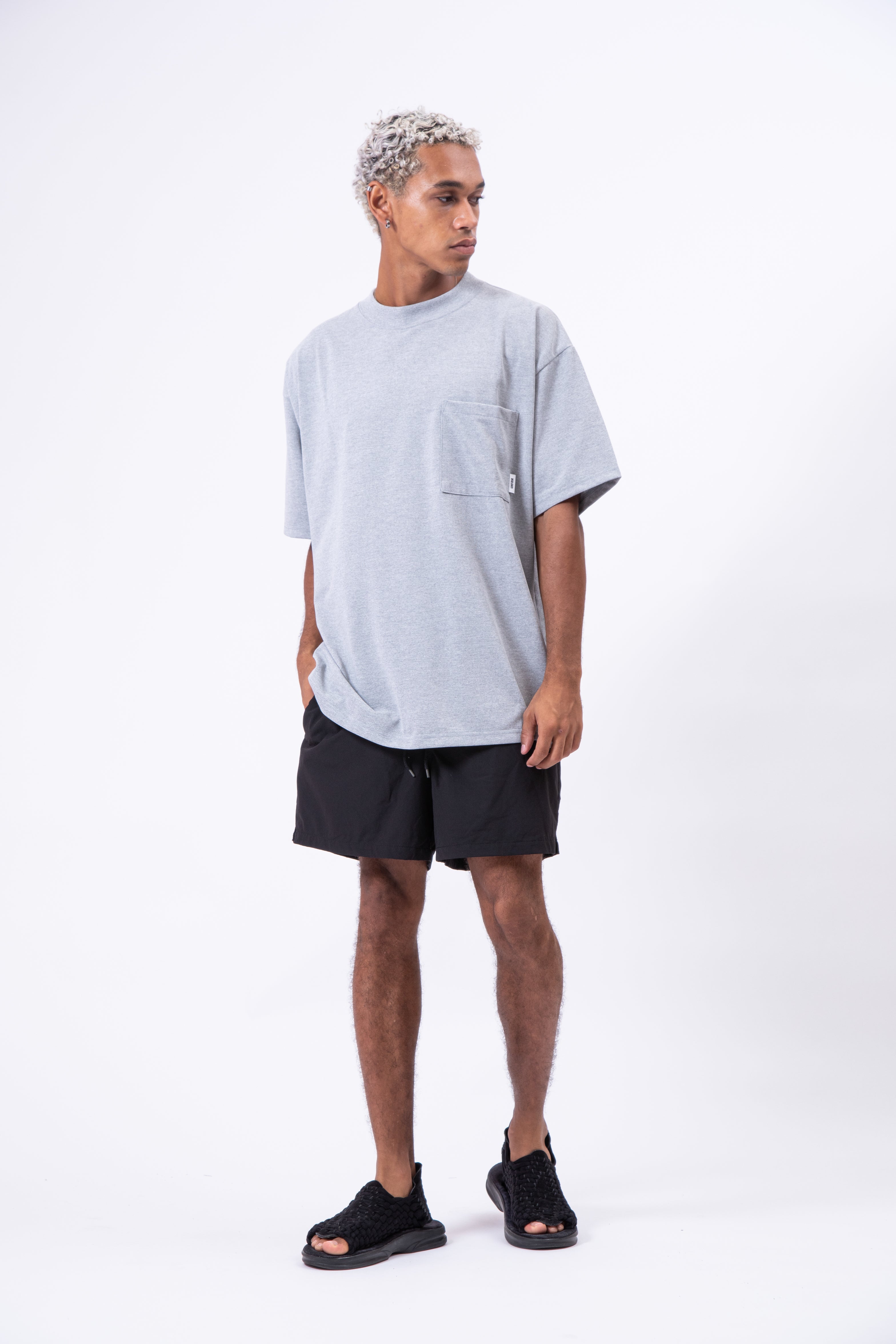HEAVY WEIGHT TRY COOL POCKET BIG T-SHIRT