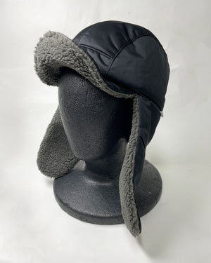 2WAY 5PANEL MILITARY BOA FLEECE EARFLAP CAP