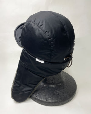 2WAY 5PANEL MILITARY BOA FLEECE EARFLAP CAP