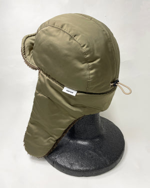 2WAY 5PANEL MILITARY BOA FLEECE EARFLAP CAP