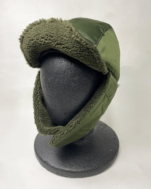 2WAY 5PANEL MILITARY BOA FLEECE EARFLAP CAP