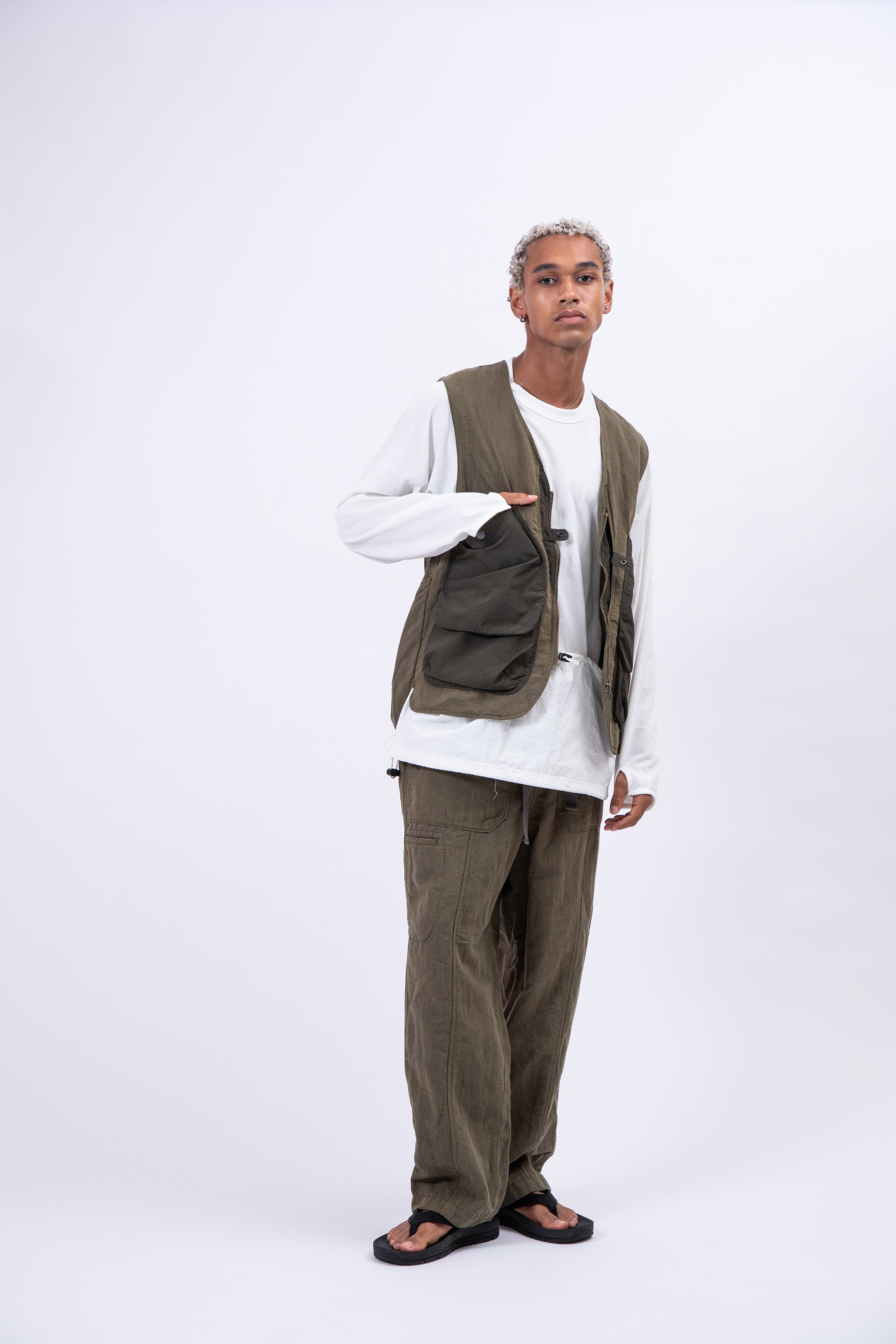 LINEN COTTON HANTING VEST – UNFRM OUTDOOR STANDARD